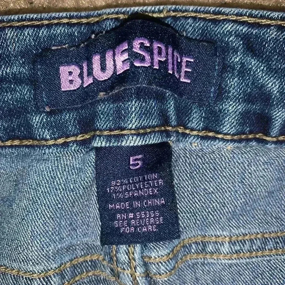Blue Spice Women’s Junior’s Size 5 Jeans - Picture 3 of 3